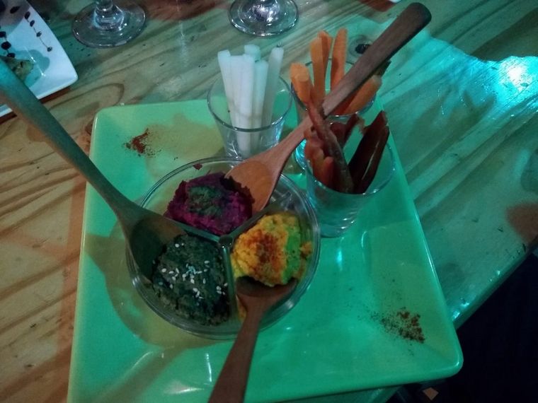 Bambú, una opción gastronómica vegetariana en San Marcos Sierras. 