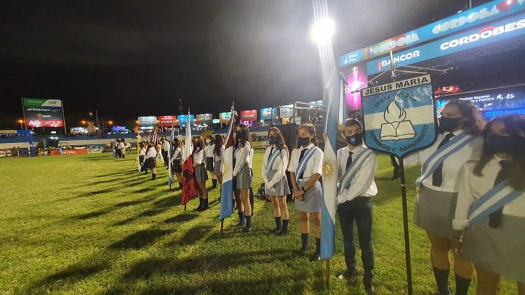 La primera noche del Festival Nacional de Doma y Folclore de Jesús María. 