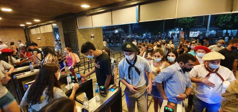 La quinta noche del Festival Nacional de Doma y Folclore de Jesús María. 