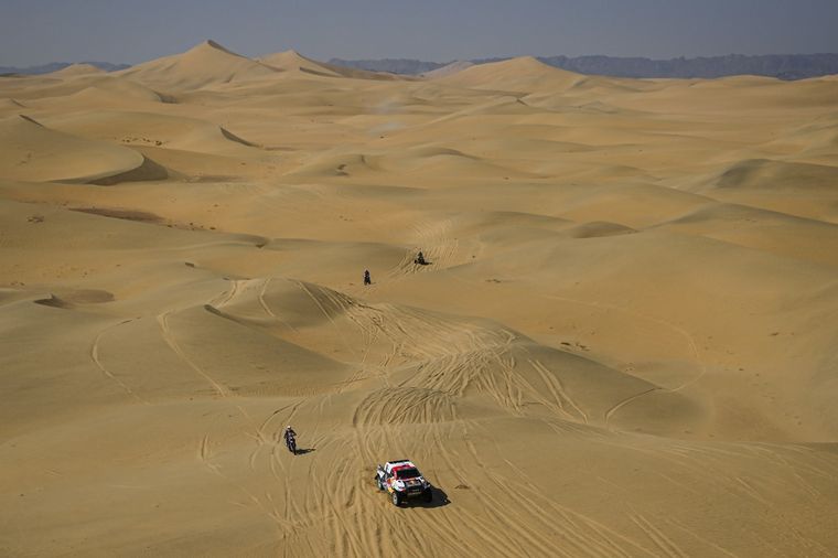 FOTO: Lucio Álvarez brilló en las dunas de Bisha y fue 2°