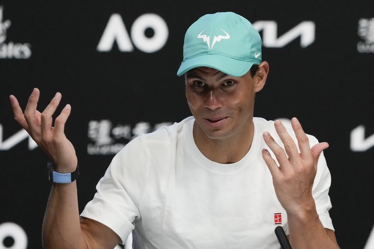Rafael Nadal se refirió al caso Djokovic (Foto: AFP).