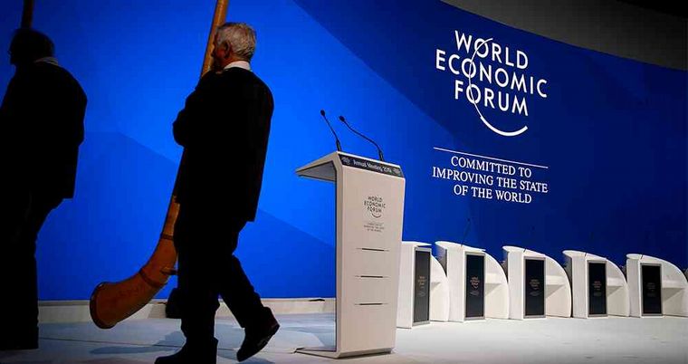FOTO: Las advertencias del Foro de Davos sobre la economía Argentina.