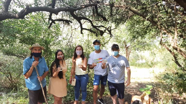 Marías del Cielo, un campo dedicado al cultivo de la peperina en Sierras Chicas.
