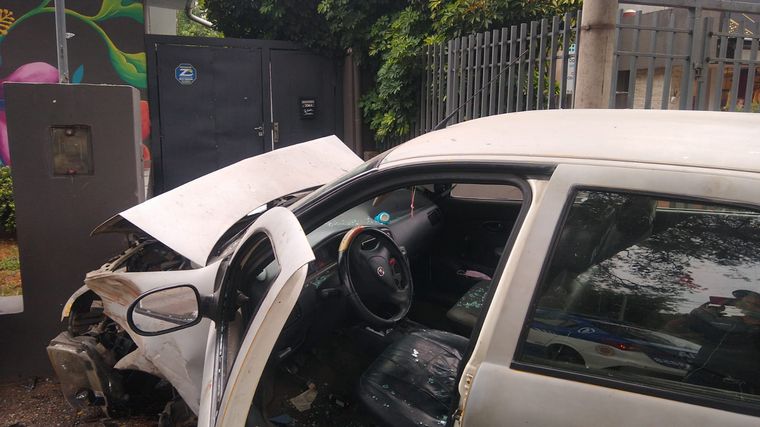 FOTO: El accidente se registró en avenida Ricchieri 3.326.