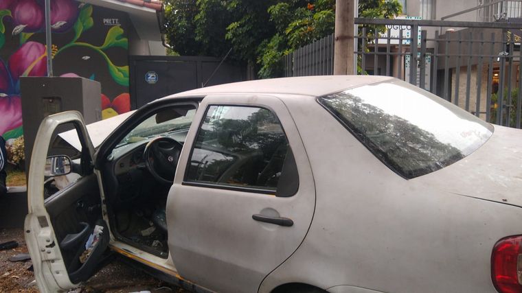 El accidente se registró en avenida Ricchieri 3.326.
