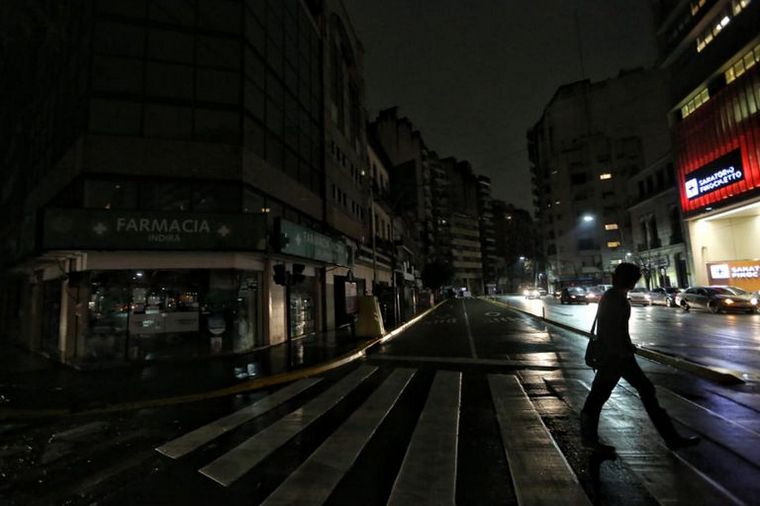 FOTO: Cortes de electricidad en Buenos Aires (Imagen de archivo).