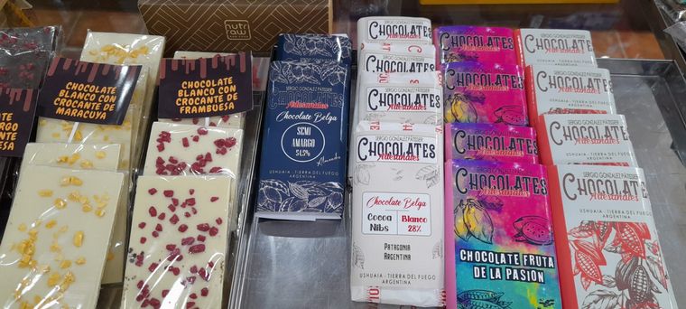 FOTO: Una chocolatería especial en Ushuaia que ofrece esculturas comestibles