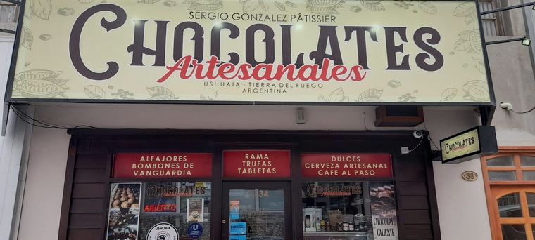 Una chocolatería especial en Ushuaia que ofrece esculturas comestibles
