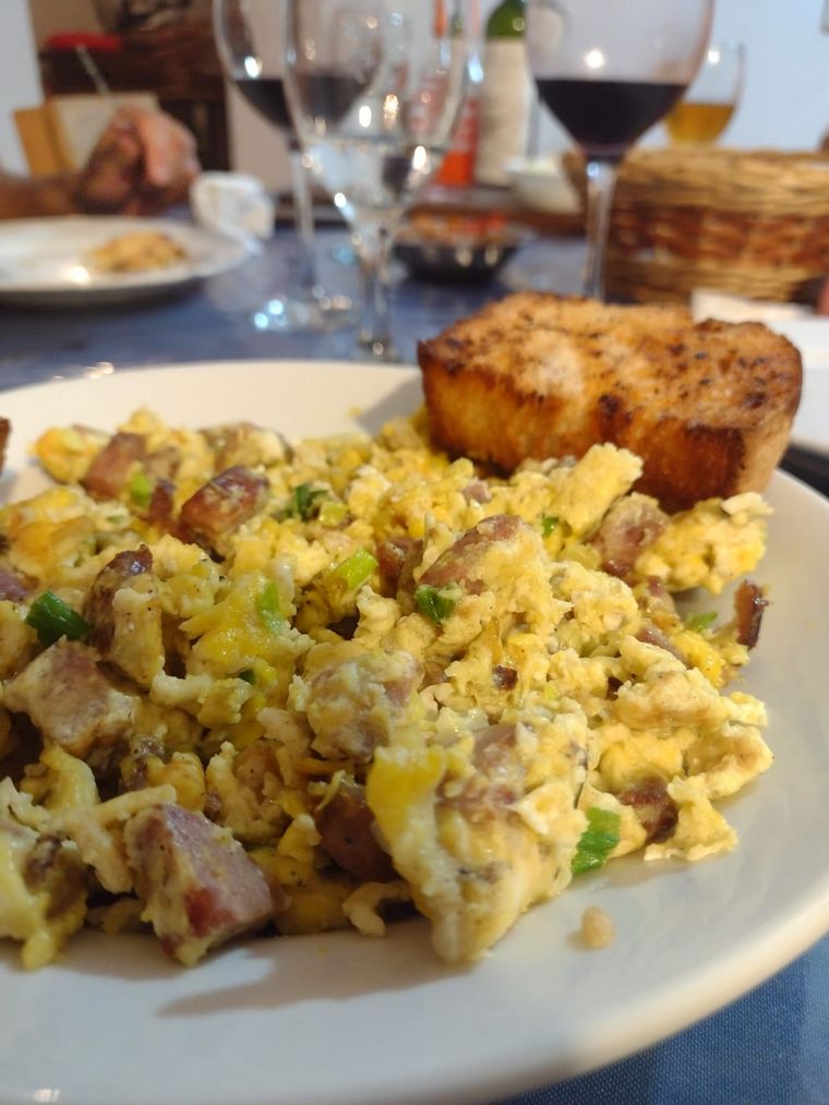 Roñosa, el otro plato recomendado del lugar.
