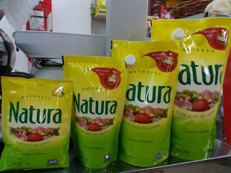 Lote falsificado de mayonesa Natura