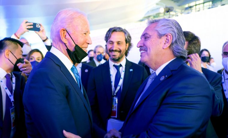FOTO: Joe Biden y Alberto Fernández.