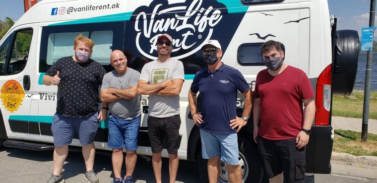 El paseo en motorhome del Bicho Gómez y Freddy Villarreal