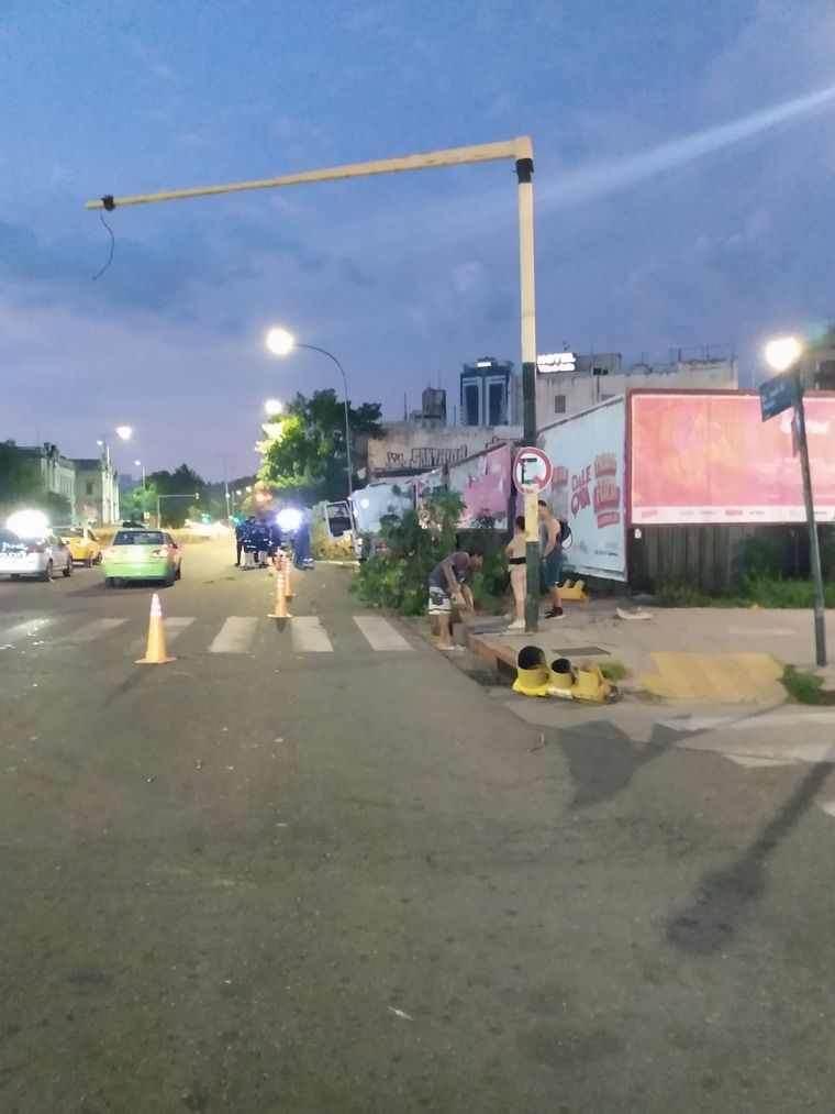 Ocurrió en boulevard Perón al 20.