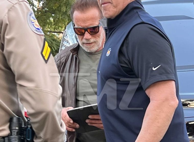 Arnold Schwarzenegger protagonizó un accidente este viernes (Foto: TMZ).