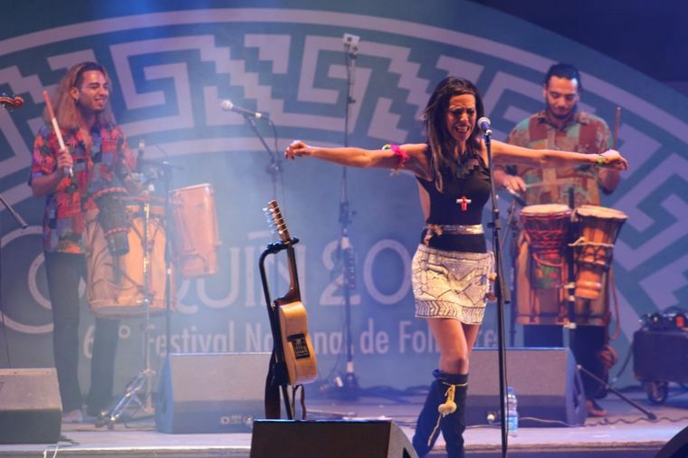 La segunda noche del Festival de Cosquín.