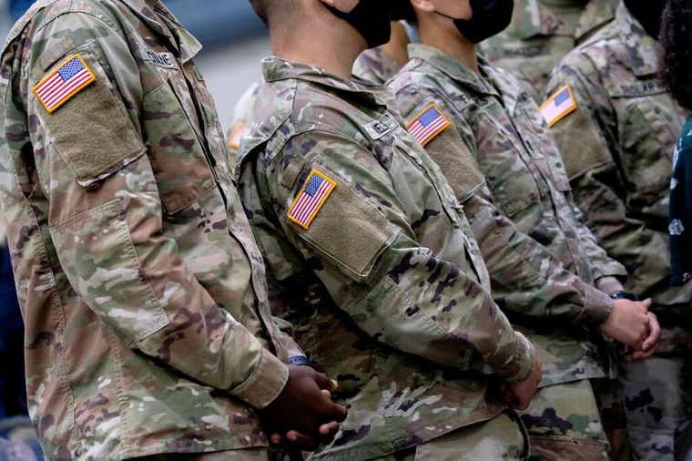 Militares estadounidenses, en alerta (Foto: Stefani Reynolds/New York Times)