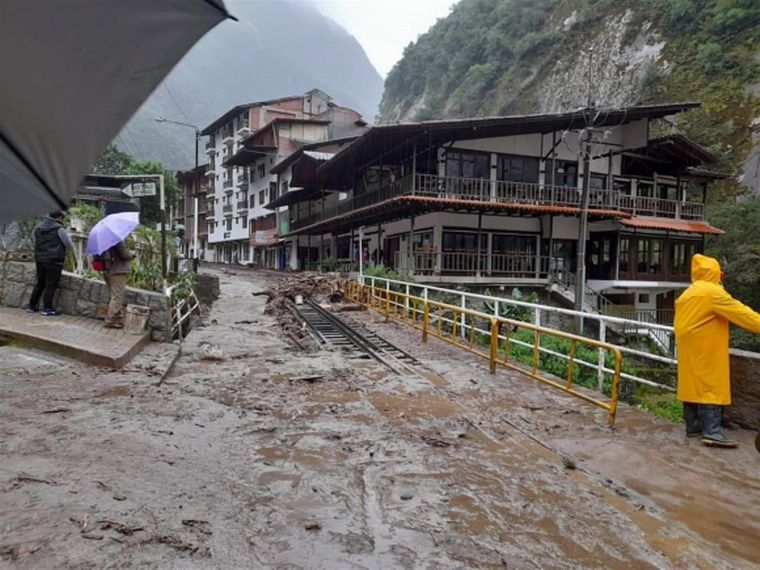 FOTO: Las lluvias ocasionaron serios inconvenientes en Machu Picchu (Foto: EFE).
