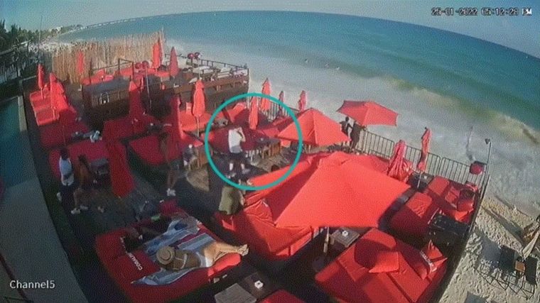 FOTO: Playa del Carmen: filmaron a posibles asesinos del cordobés