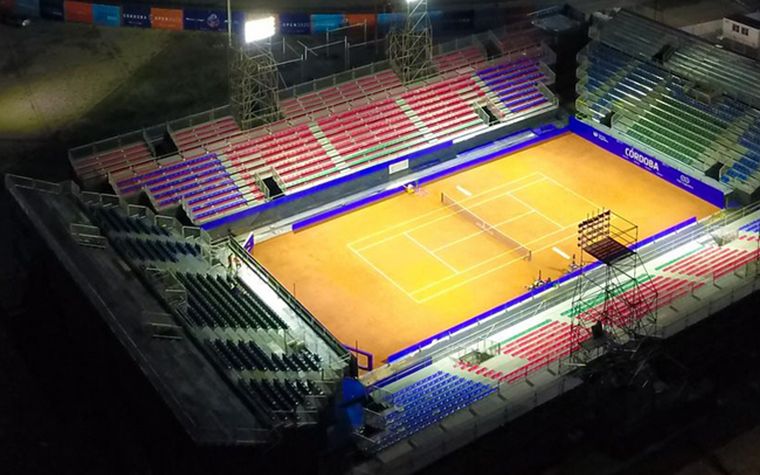 FOTO: El Córdoba Open se prepara para recibir a tenistas de lujo.