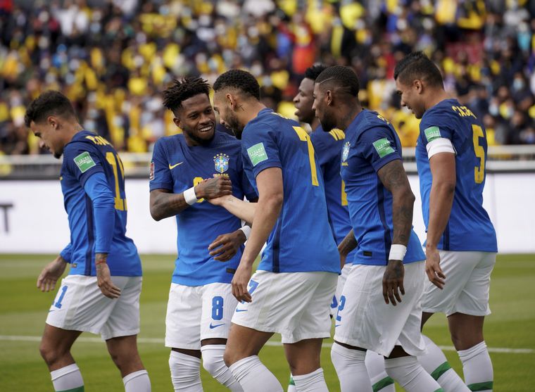 Brasil y Ecuador jugaron en Quito.