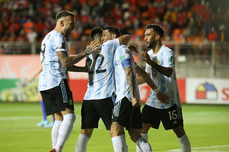 FOTO: Ángel Di María puso el 1-0 para Argentina.