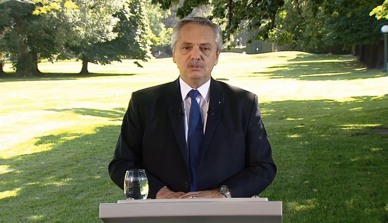 Alberto Fernández anunció el entendimiento con el FMI.