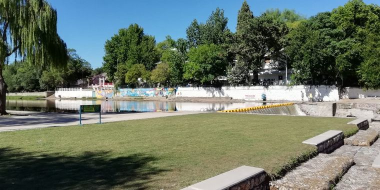 Balneario central, el más elegido en Mina Clavero