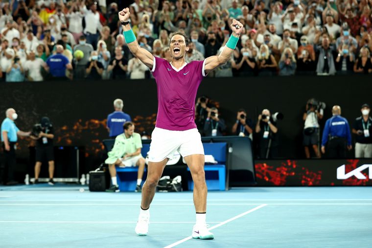 FOTO: Rafael Nadal hizo historia en Australia (Foto: Australian Open).