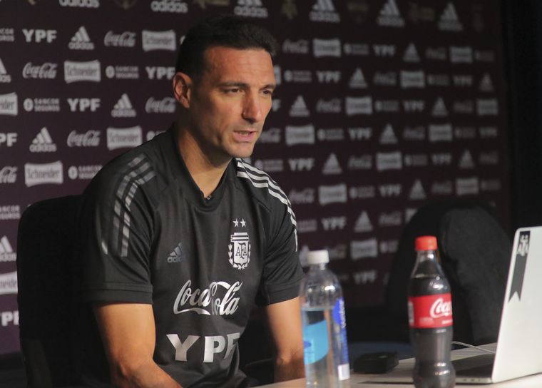 Lionel Scaloni, DT de la selección argentina.