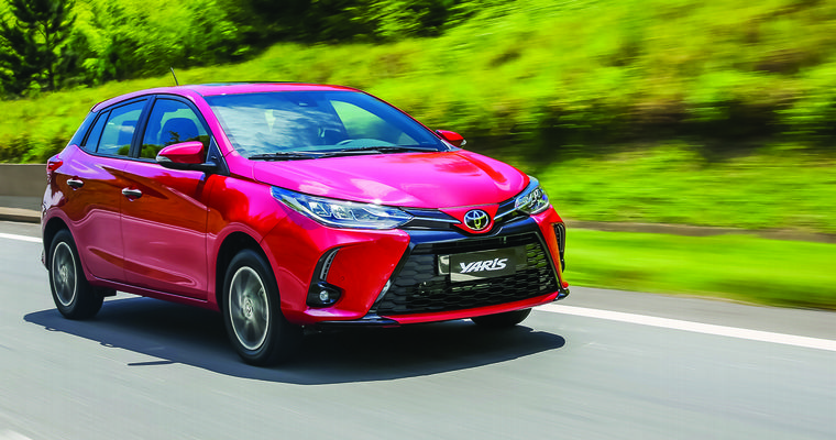 FOTO:  Toyota Yaris llega con diseño renovado.