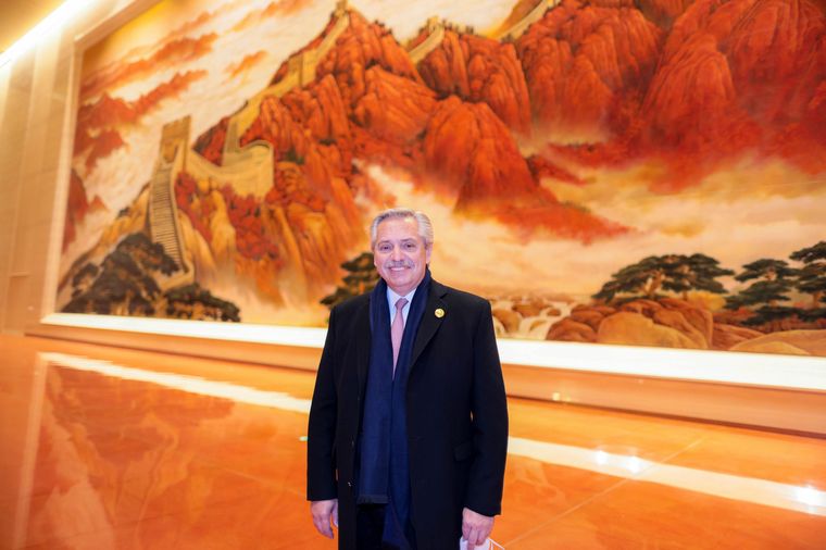 Intensa agenda de Alberto Fernández en China.