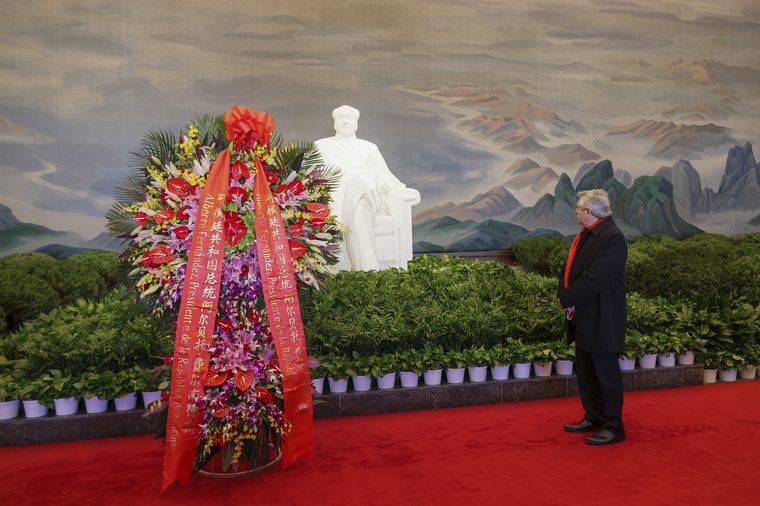 Alberto Fernández en China