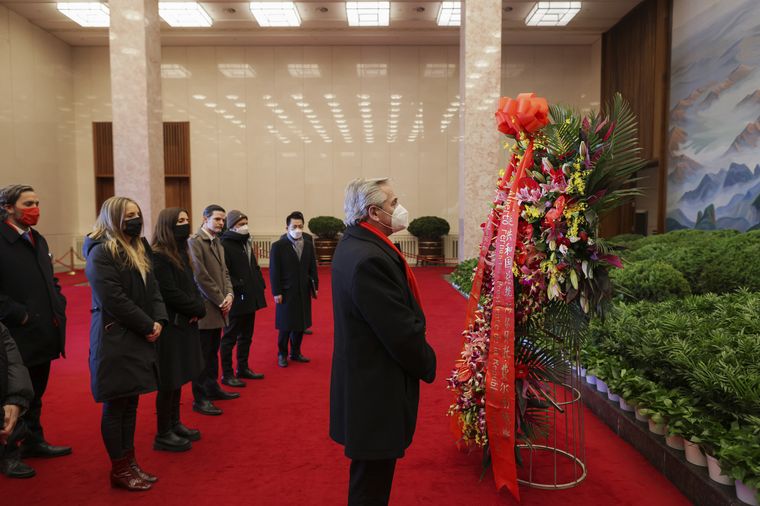 Alberto Fernández en China