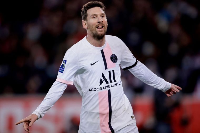 Messi marcó el primer gol del 2022 con la camiseta del PSG.