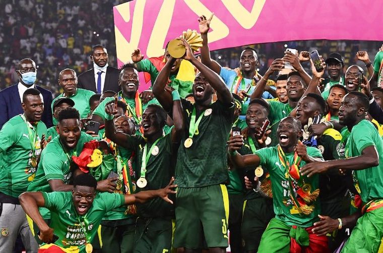 FOTO: Senegal logró conquistar la Copa África por primera vez en su historia.