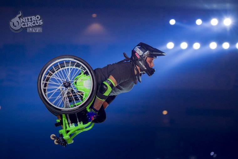 FOTO: El WCMX es algo así como motocross en silla de ruedas