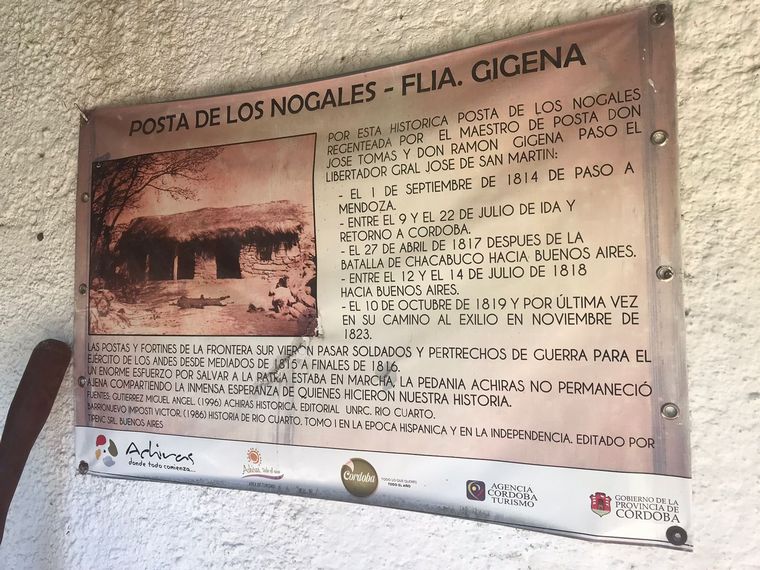 FOTO: Posta Los Nogales, un rincón cargado de historia en Achiras