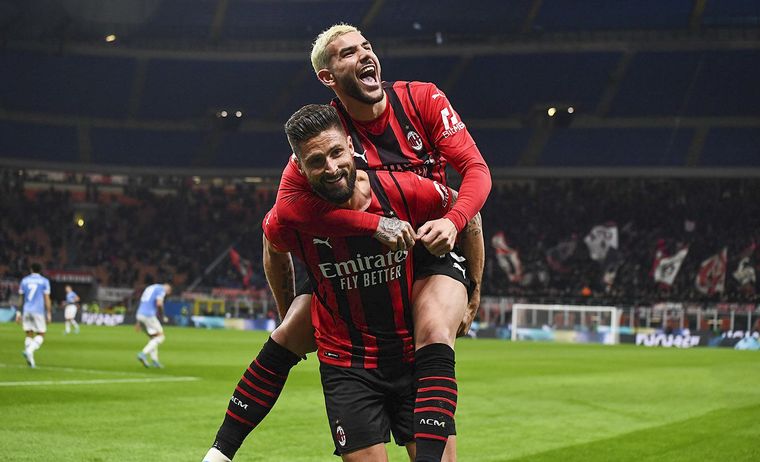 FOTO: Milan goleó a Lazio, avanzó a semis y jugara contra el Inter