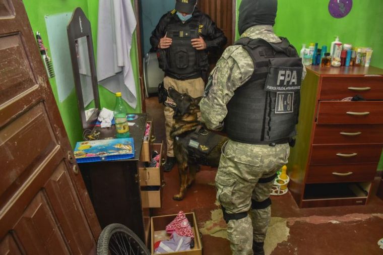 Nueve detenidos en un megaoperativo de la FPA.