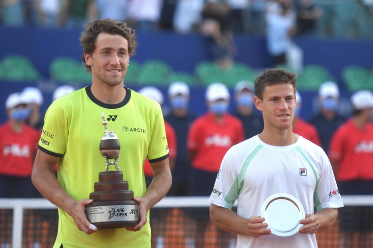 El noruego Casper Ruud derrotó al argentino Diego Schwartzman en la final. 