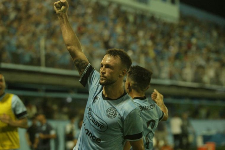 El delantero Joaquín Susvielles marcó el tanto del triunfo de 