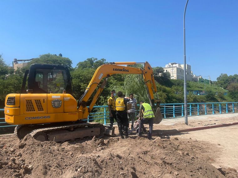 Córdoba: un obrero quedó atrapado tras desmoronamiento