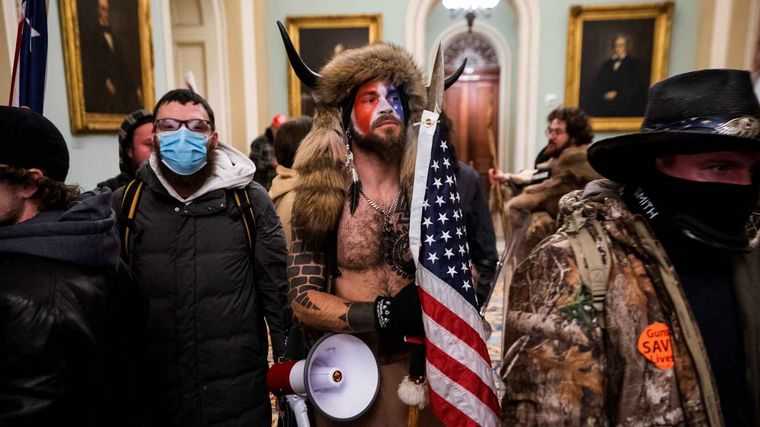 FOTO: En el 2021, un grupo de simpatizantes de Trump asaltó el Congreso de Estados Unidos 