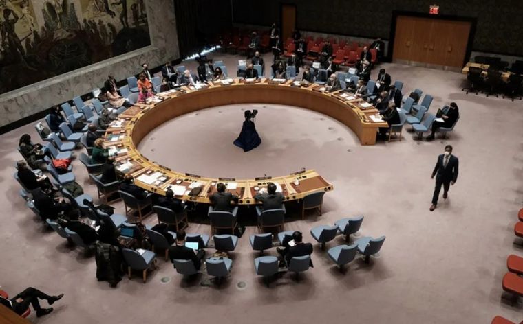 FOTO: Tensa reunión del Consejo de Seguridad de la ONU. 
