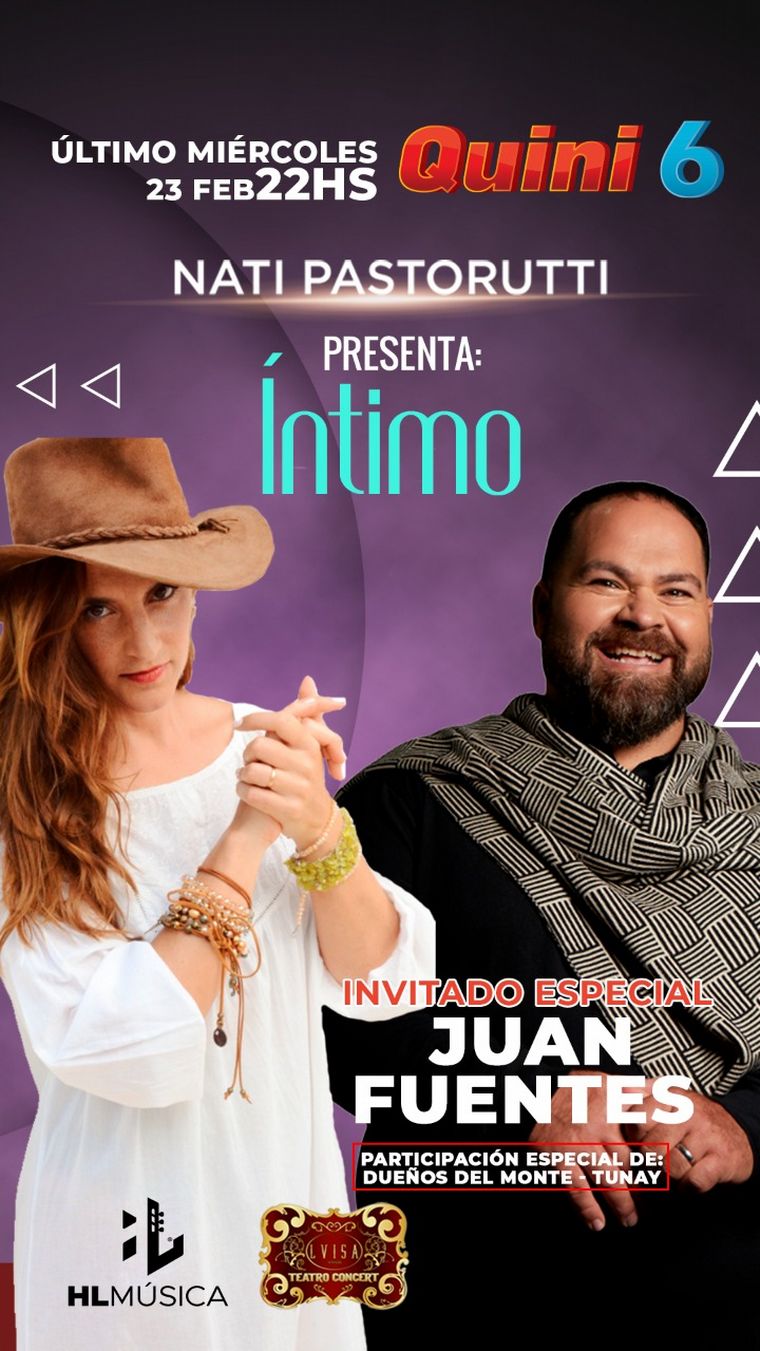 Natalia Pastorutti presenta la última función de “Intimo”