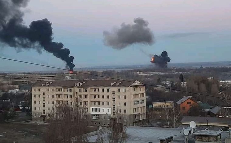 FOTO: Bombardeos rusos en Ucrania.