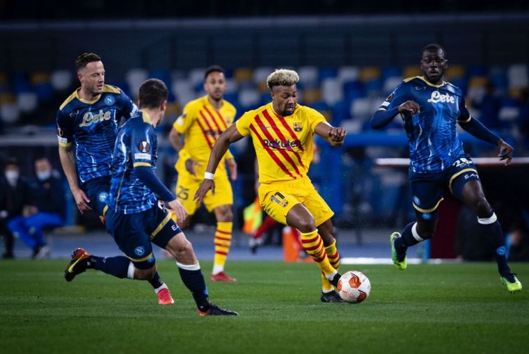 Barcelona - Napoli (Foto: Twitter Barcelona)