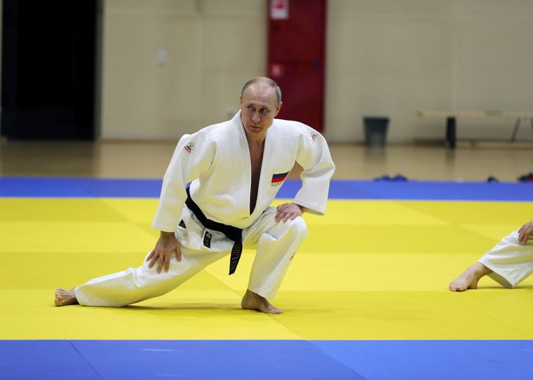 FOTO: Vladimir Putin en una exhibición de judo en 2019. (Foto: GTRES)