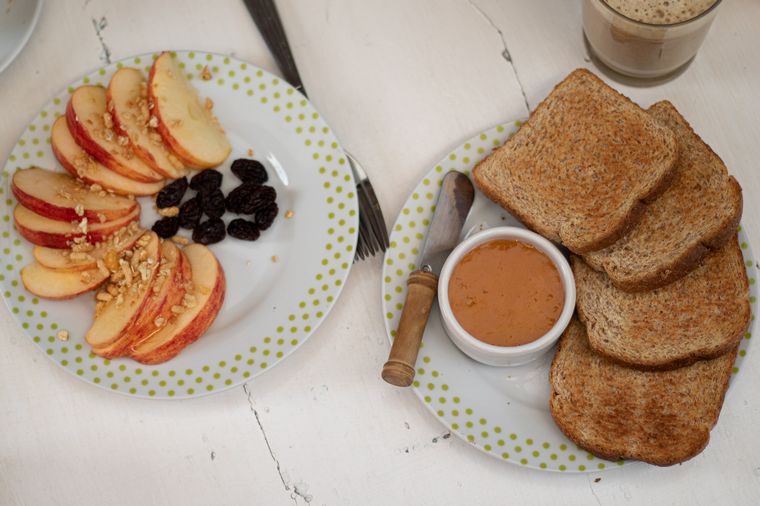 Meriendas abundantes, variadas y orgánicas.