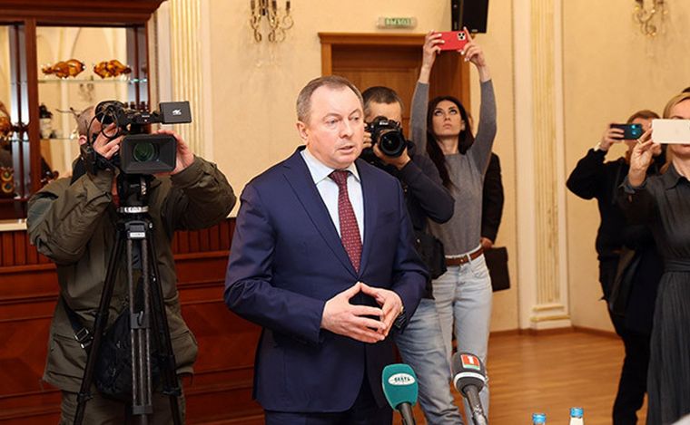 FOTO: El mediador: Vladimir Makei, ministro de Relaciones Exteriores de Bielorrusia.